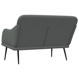 Comfy Loveseat Couch, Modern 2-Seater Sofa Loveseat, Small Loveseat Sofa, 2-Seater Bench for Living Room Bedroom Office, Dark Gray 43.3"x29.9"x31.5" Fabric,-324