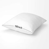 Waterproof Throw Pillow Inserts 18x18 Inch, Set of 4 Water Resistant Square