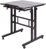 Adjustable Stand Up Desk 23.6 inches Computer Mobile Desk Workstation