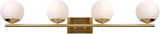 Farrell - 4 Light Bath Vanity in Transitional Style-8 Inches Tall and 42 Inches Wide