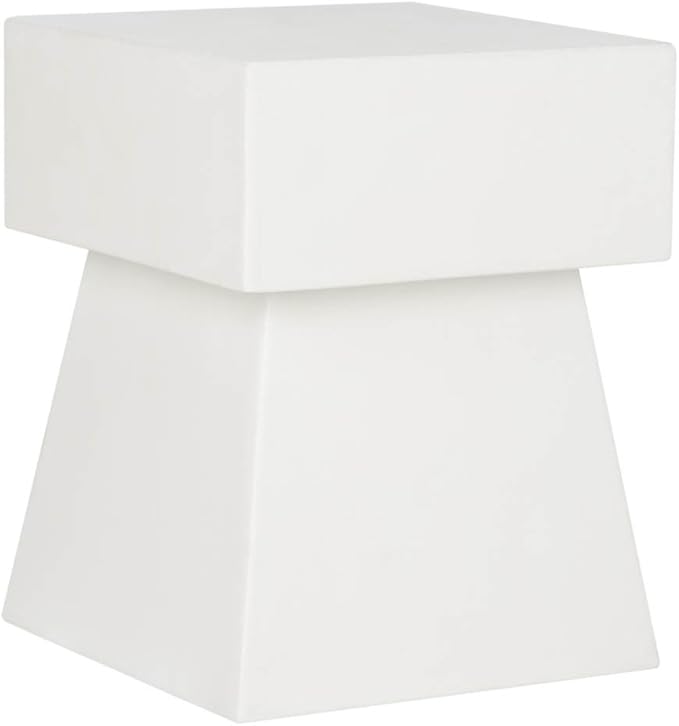 Outdoor Zen Black Mushroom Modern Concrete Accent Table