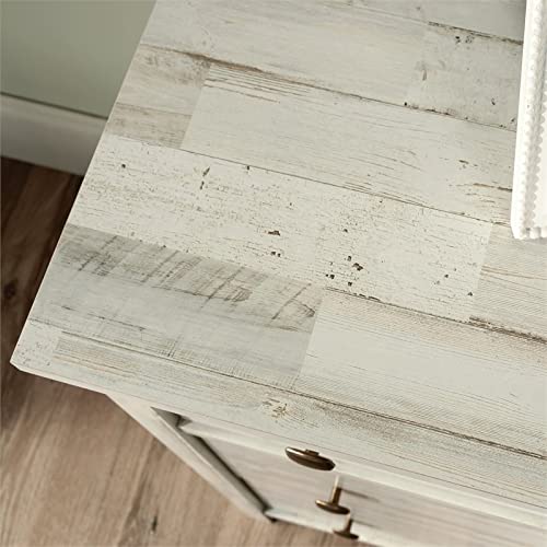 River Ranch Rustic 6-Drawer Bedroom Dresser in White Plank,