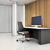 Office Chair - Ergonomic Work Chair with Wheels for Carpet - Comfortable Office Chair