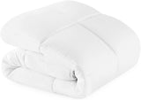 Comforter Duvet Insert Oversized Queen White Quilted Down Alternative All Season Microfiber - Oversized Queen - Box Stitched
