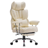 Desk Office Chair 400LBS, Big and Tall Office Chair, PU Leather Computer Chair, Executive