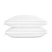 Luxury Feather Down Pillow, Medium Fluffy Pillow King Size