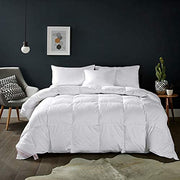 Comforter Duvet Insert-Down Alternative Comforter Quilted with Corner Tabs-Lightweight