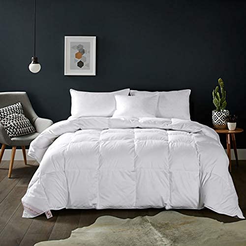 Comforter Duvet Insert-Down Alternative Comforter Quilted with Corner Tabs-Lightweight