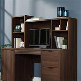 3-Piece Set with L-Shaped Desk & Hutch & Office Credenza