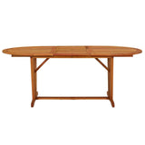 Patio Table 78.7"x39.4"x29.5" Solid Wood Eucalyptus