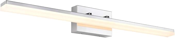 36in Modern LED Vanity Light for Bathroom Lighting Dimmable 36w Chromed (Warm