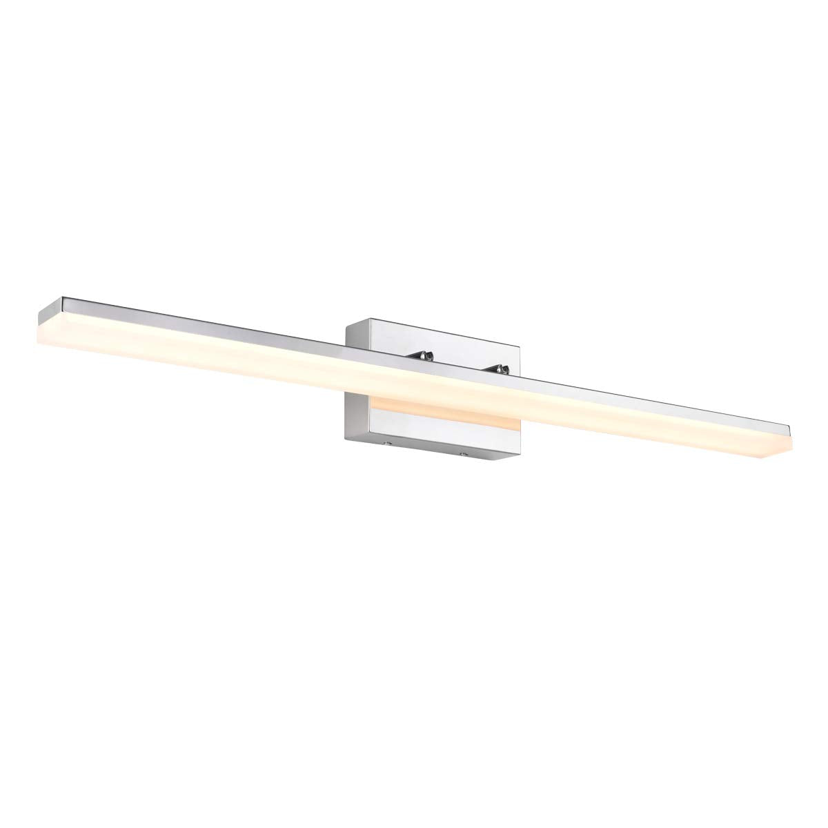 36in Modern LED Vanity Light for Bathroom Lighting Dimmable 36w Chromed (Warm