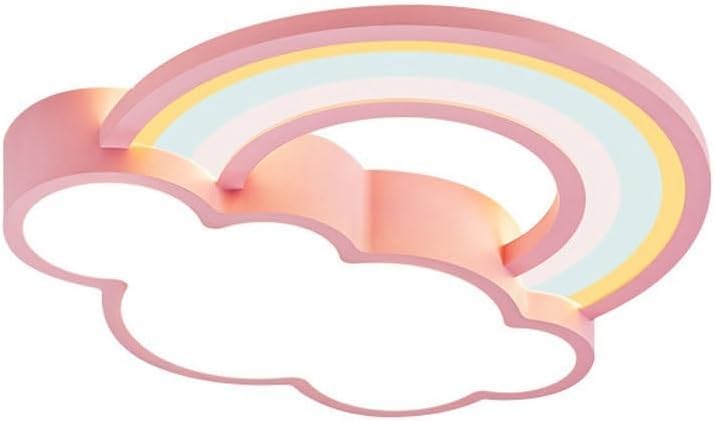 72W Cloud Ceiling Light LED Dimmable Rainbow Pink Flush Mount