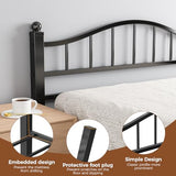 Queen Bed Frame with Headboard - Heavy Duty Metal Platform with Storage