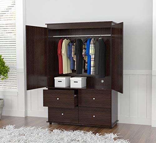 America Wood Armoire Audio/Video Combo, Espresso-wengue