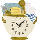 Wall Clocks, Polyester, Multi-Coloured, 24 x 24 x 5 cm