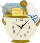 Wall Clocks, Polyester, Multi-Coloured, 24 x 24 x 5 cm