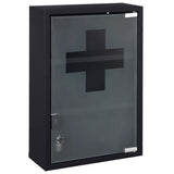 Locking Medicine First Aid Cabinet from 17.75" H x 12" W x 4.75" D. Elevate Organization