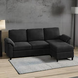 79" Modern Sectional Sofa Couch, Convertible L Shaped Couch