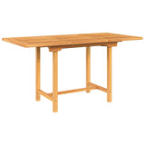 Solid Wood Teak Extendable Patio Table – Stylish Outdoor Garden Furniture