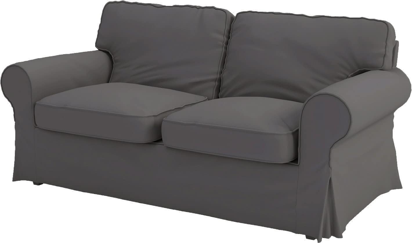 Polyester Flax Ektorp Loveseat Sofa Cover Replacement is Custom Made