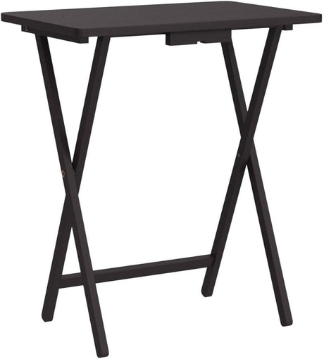 5pcs Tray Table Set, Espresso (New)