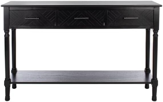 Home Collection Peyton Brown 3-Drawer Lower Shelf Console Table CNS5705C, 0