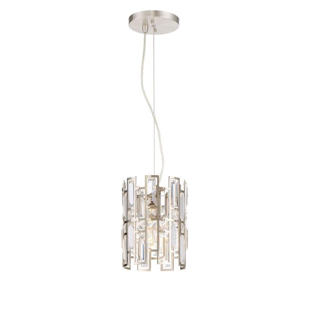 88230-SP Mini Pendant, Satin Platinum