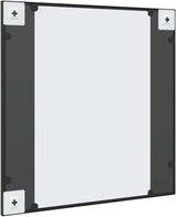 Wall Mirror in Black-  Square Design