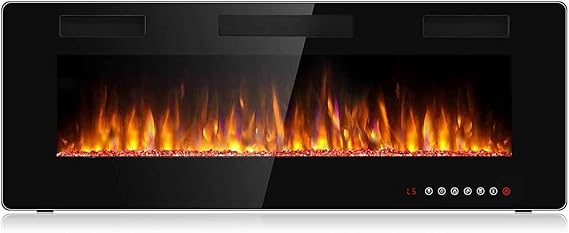 60 inch Ultra Thin Silence Linear Electric Fireplace