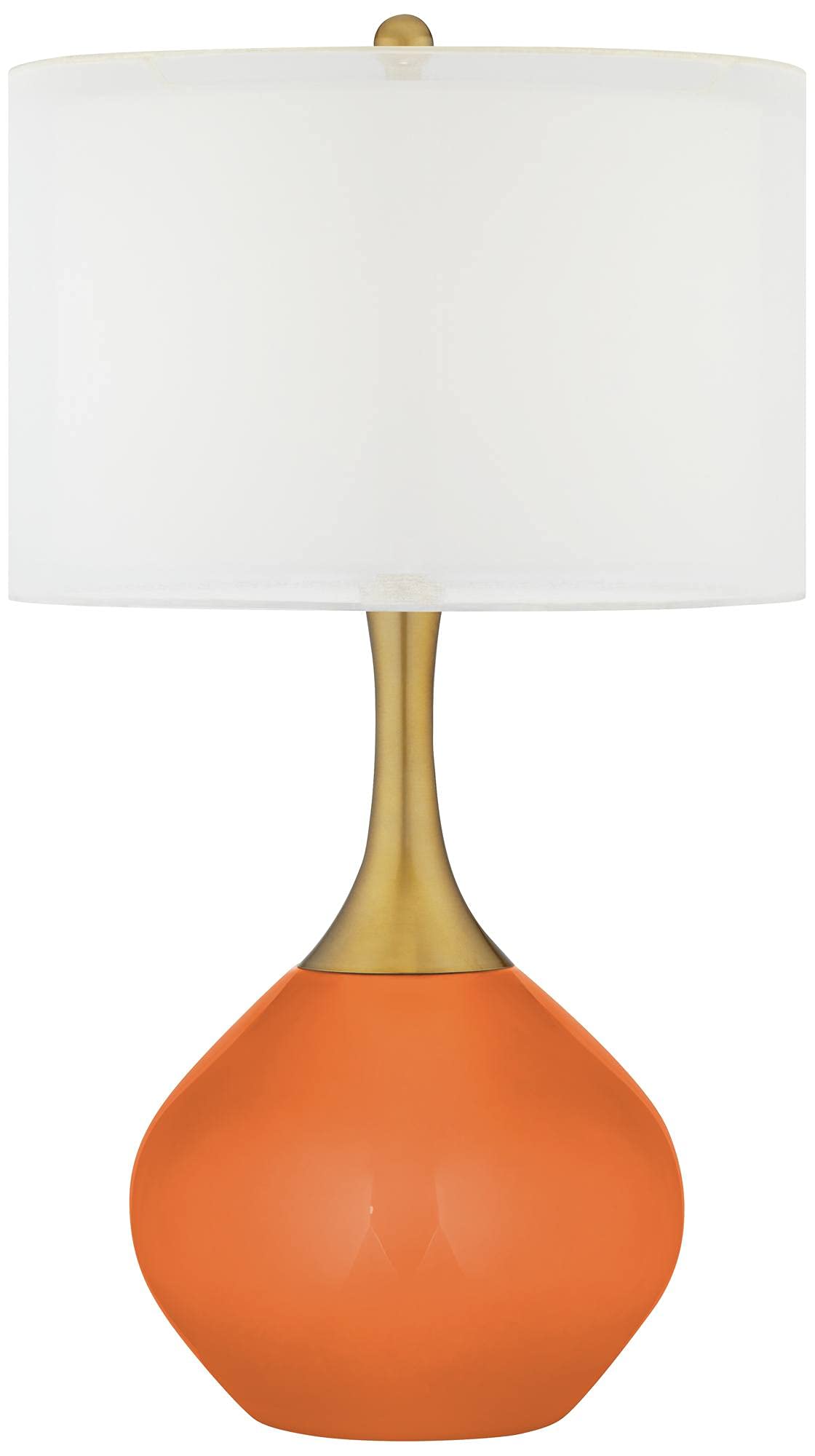 High Celosia Orange Modern Table Lamp