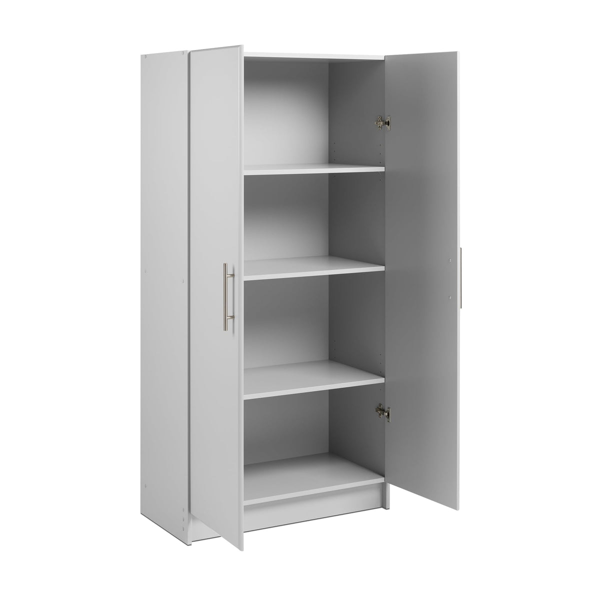 Elite 32" Storage Cabinet, Light Gray Storage Cabinet, Bathroom Cabinet