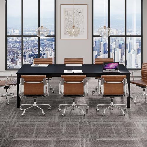 6.5 FT Conference Room Table, 78.74" W x 27.56" D Large Office Conference Table