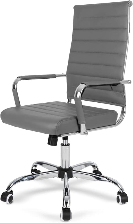 Office Desk Chair, Ergonomic Leather Modern Conference Room Chairs