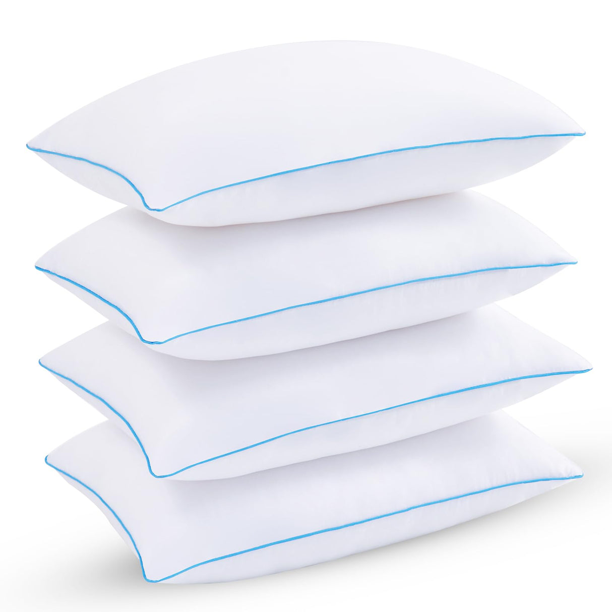 Bed Pillows for Sleeping 4 Pack - Luxury Hotel Quality Pillows King Size Set of 4 - Cooling