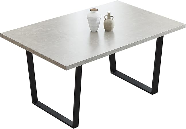 Rectangular Kitchen Dining Table, Space-saving Rectangular Design, Thickened MDF