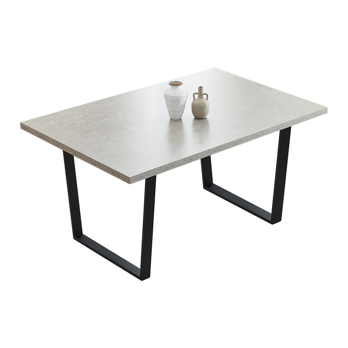 Rectangular Kitchen Dining Table, Space-saving Rectangular Design, Thickened MDF