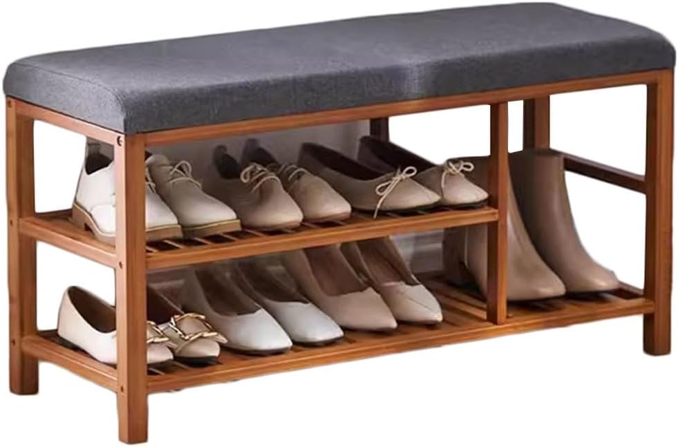 Entryway Shoe Bench, Hallway Shoe Rack Bench