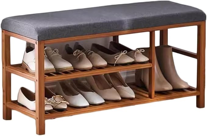Entryway Shoe Bench, Hallway Shoe Rack Bench