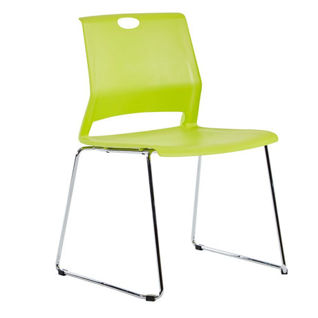 Stacking Chairs for Business, Modern Dining Chairs for Home-Green