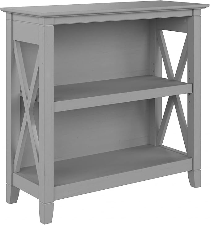 Key West 2-Shelf 30-inch H Small Bookcase, Pure White Oak (KWB124WT-03)