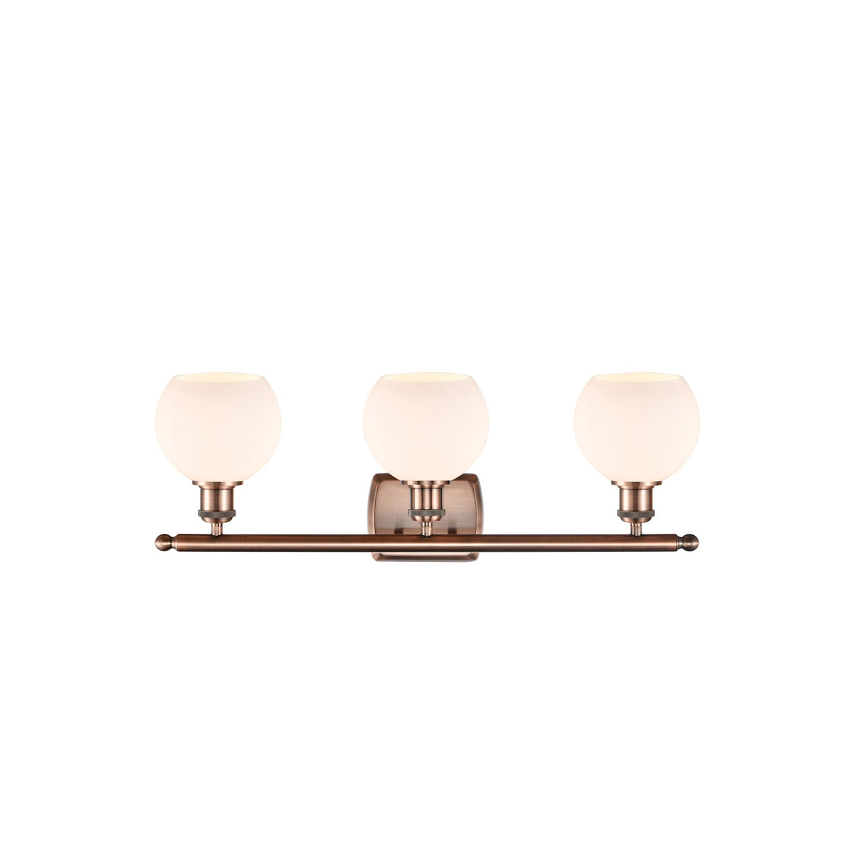 516-3W-SG-G121-6 Three Light Bath Vanity from Ballston Collection
