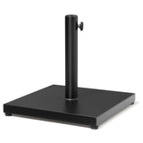 40lb Patio Umbrella Base Stand, Outdoor Square Concrete Stand Heavy Duty Market Umbrella Pole Holder