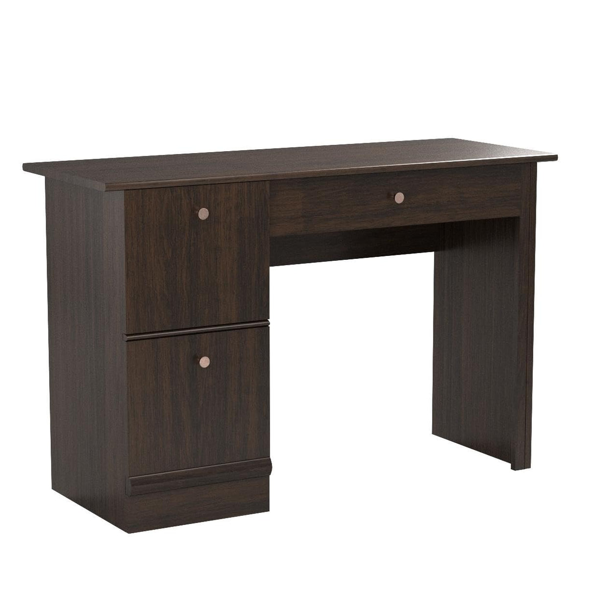 Computer Desk, Cinnamon Cherry Finish