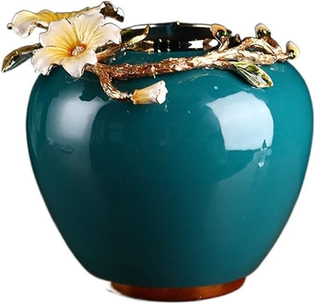 Vase Ceramic Flower Vases Enamel Color Ceramic Vase, Living Room Home Decoration