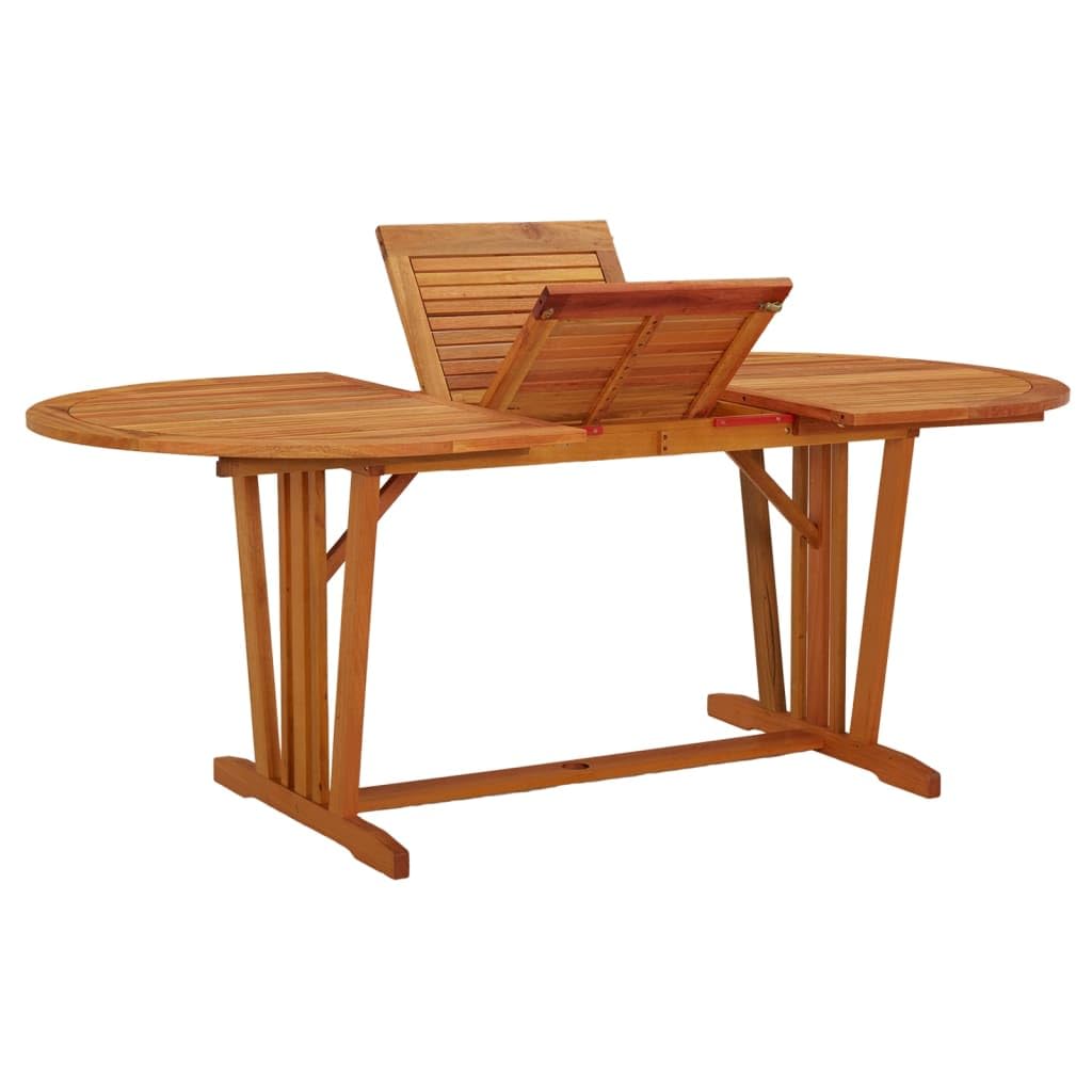 Patio Table 78.7"x39.4"x29.5" Solid Wood Eucalyptus