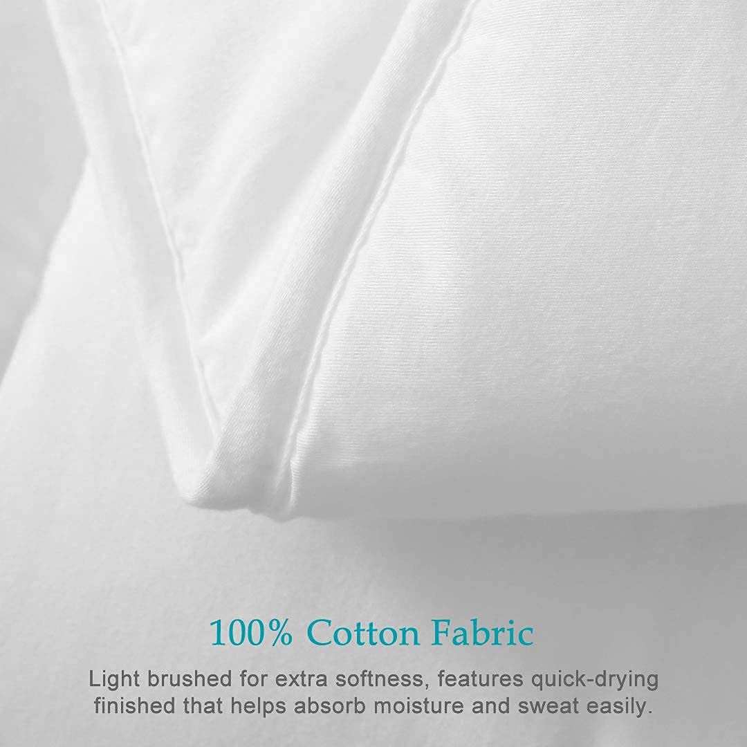 100% Cotton Cover Down Alternative Comforter King Size- Cloud Bed Comforter