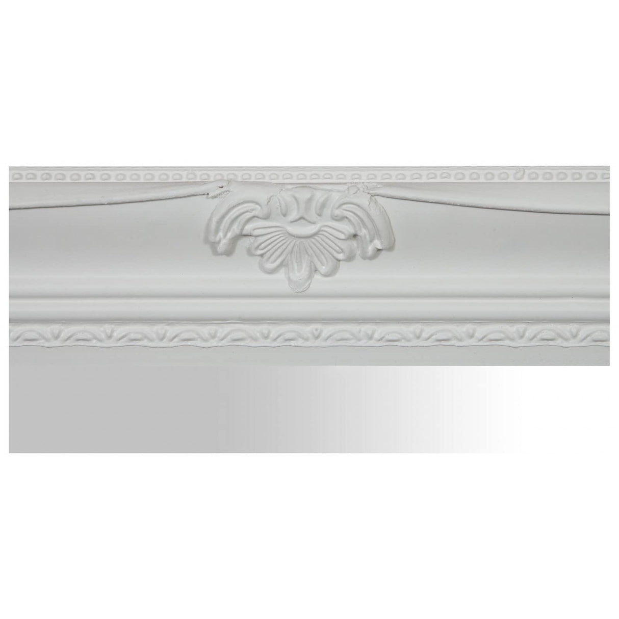 Vertical / Horizontal Antiqued White Finish W72xDP3xH132