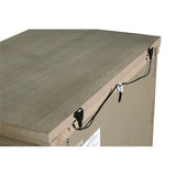 Allegra Nightstand, Pewter