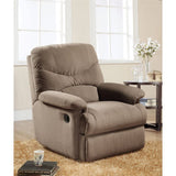 Furniture Arcadia Recliner in Light Brown